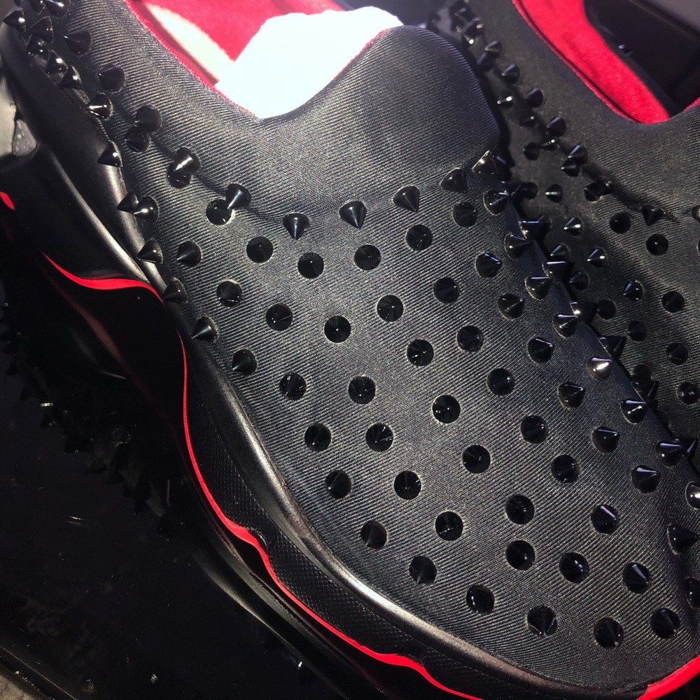 Women’s Size 10 Black Spike Sneakers